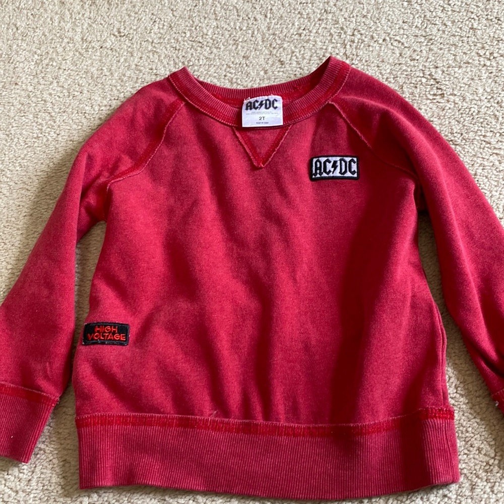AC/DC band sweatshirt